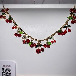 Cherry Charm Bag/Book chain